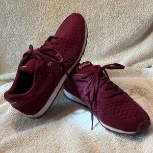Reebok Maroon Athletic Shoes